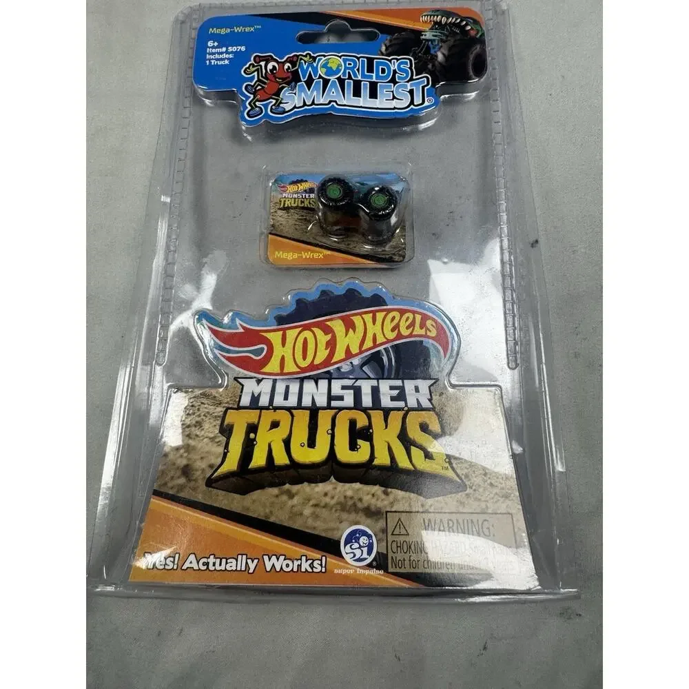 World’s Smallest Hot Wheels Monster Trucks Mega-Wrex #5076 New Sealed Toy